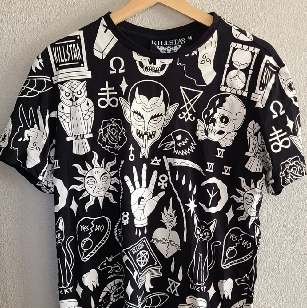 Killstar all over print tshirt